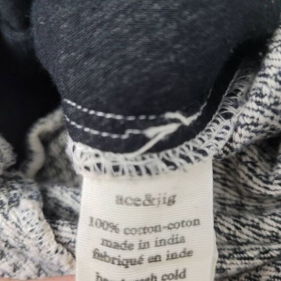 Ace & Jig Knightsbridge Wrap Jumpsuit Sz XS Gray Cotton Ankle Straight‎ Leg Boho - Picture 4 of 9